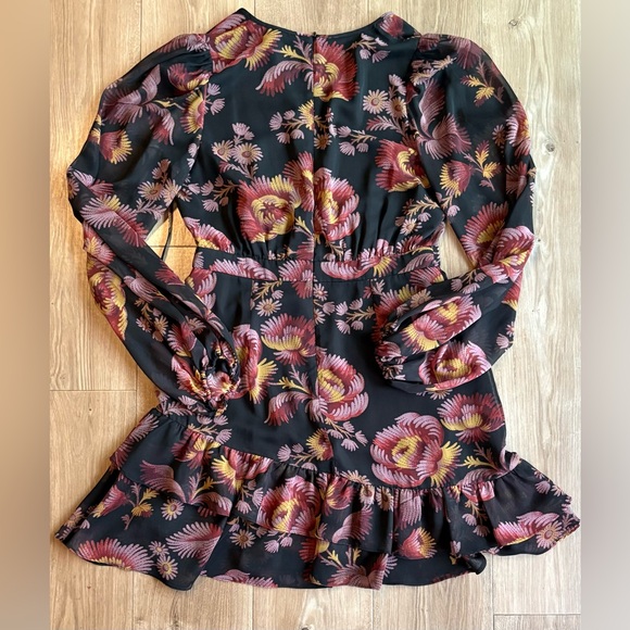 Ted Baker London Piara Ruffle Asymmetric Minidress - Picture 9 of 11